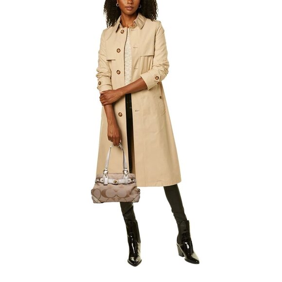 Coach Signature Sateen Carly Carryall - Picture 1 of 16